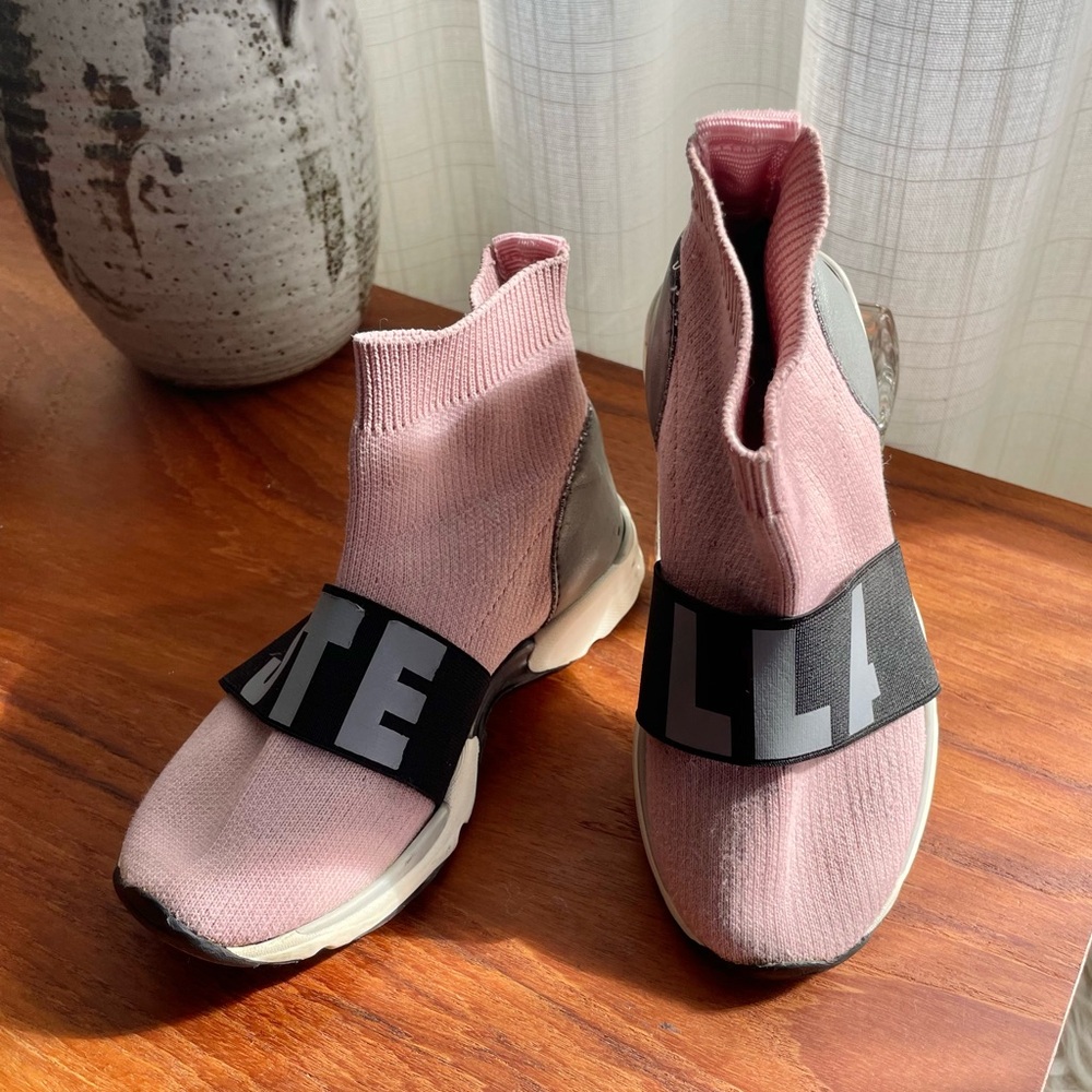 Stella McCartney Blush Sock Tennis Shoes Kids 11
